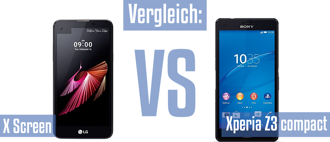 LG X Screen und LG X Screen im Vergleichstest