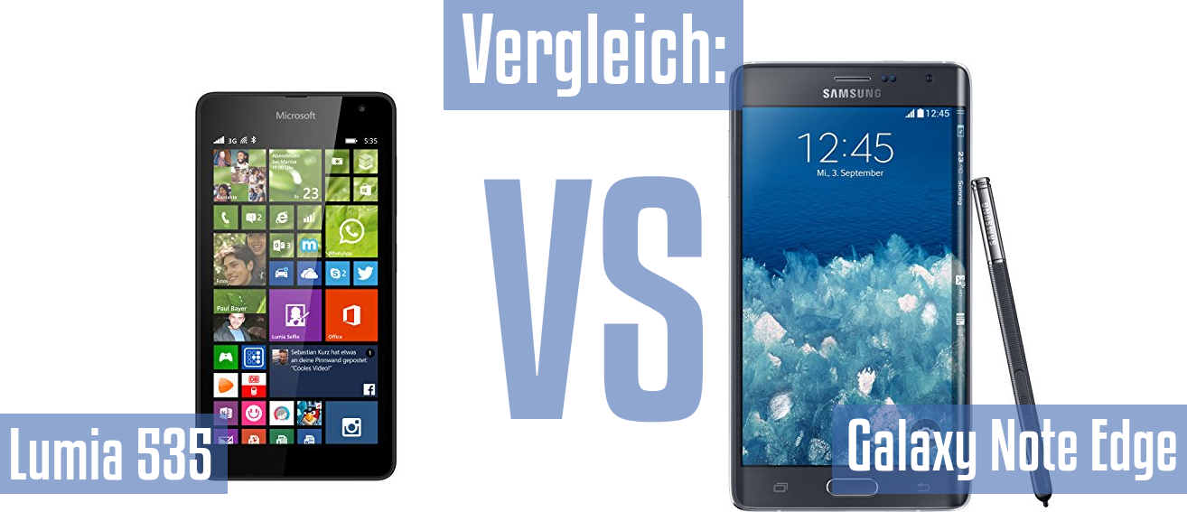 Microsoft Lumia 535 und Microsoft Lumia 535 im Vergleichstest