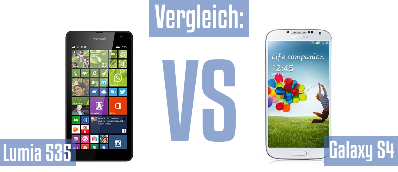 Microsoft Lumia 535 und Microsoft Lumia 535 im Vergleichstest