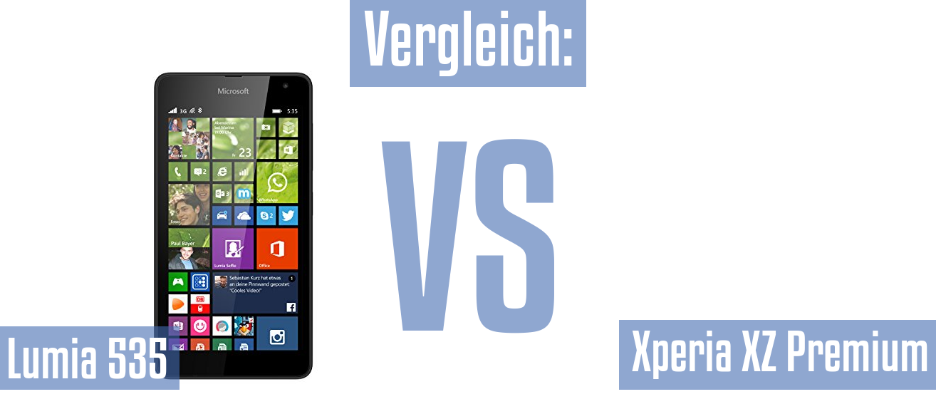 Microsoft Lumia 535 und Microsoft Lumia 535 im Vergleichstest