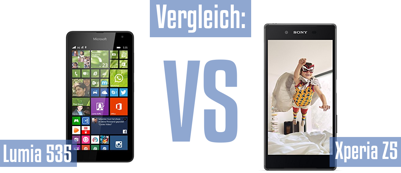 Microsoft Lumia 535 und Microsoft Lumia 535 im Vergleichstest