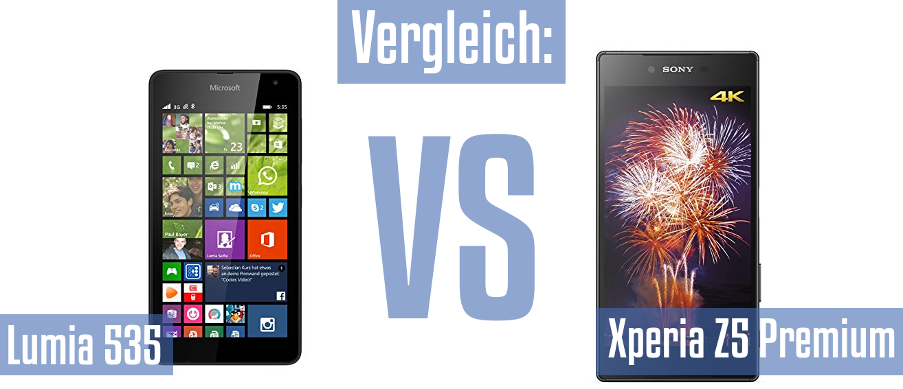 Microsoft Lumia 535 und Microsoft Lumia 535 im Vergleichstest