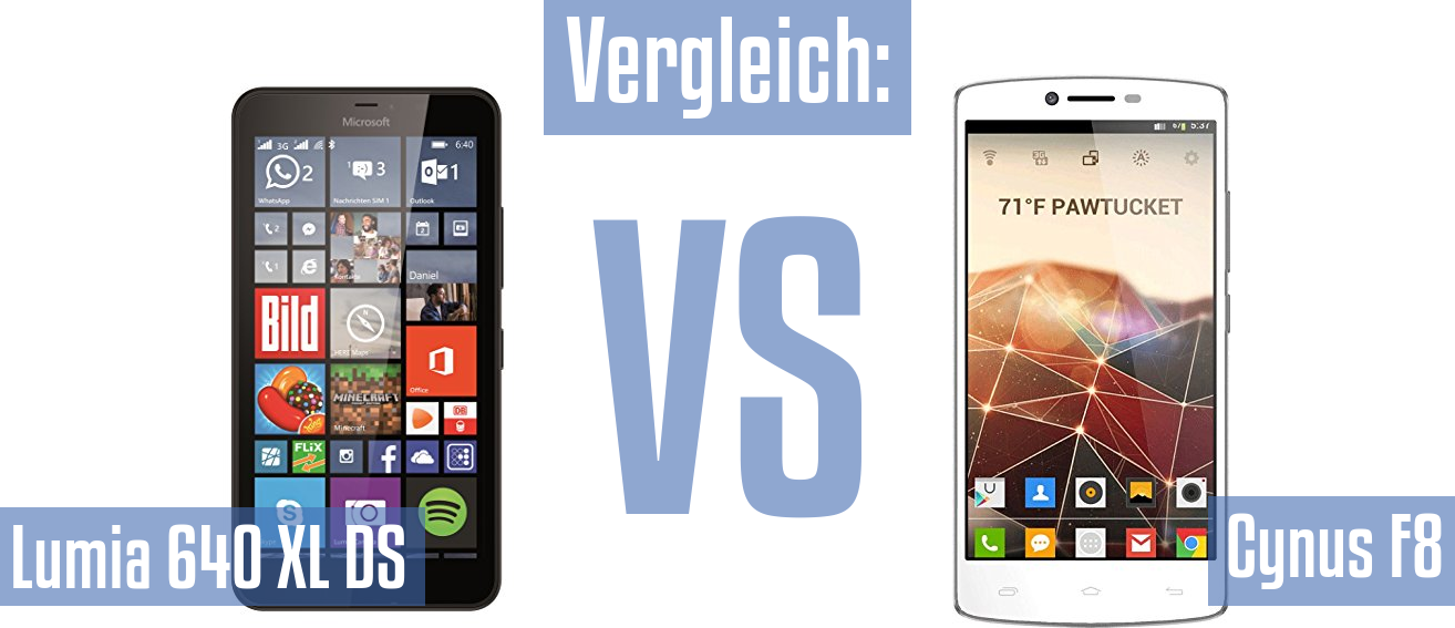 Microsoft Lumia 640 XL DS und Microsoft Lumia 640 XL DS im Vergleichstest