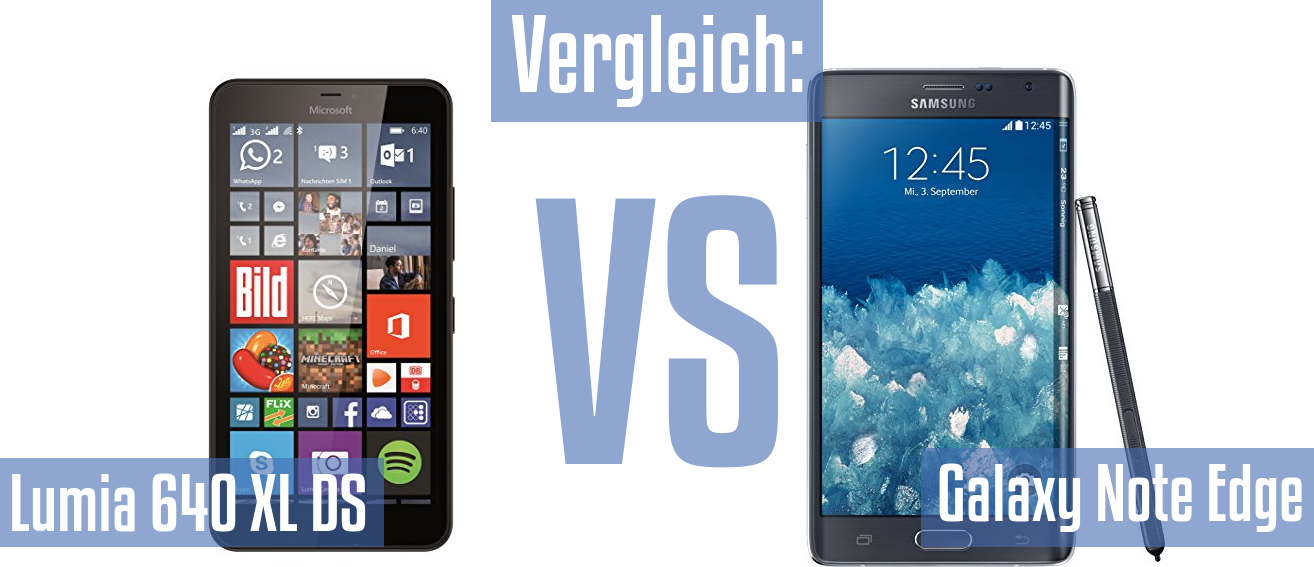 Microsoft Lumia 640 XL DS und Microsoft Lumia 640 XL DS im Vergleichstest