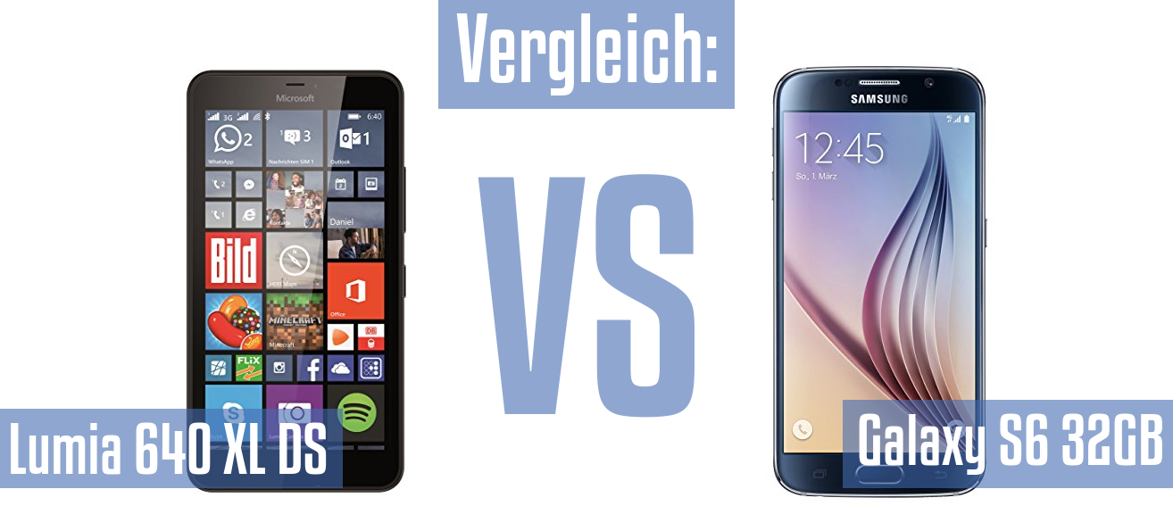 Microsoft Lumia 640 XL DS und Microsoft Lumia 640 XL DS im Vergleichstest