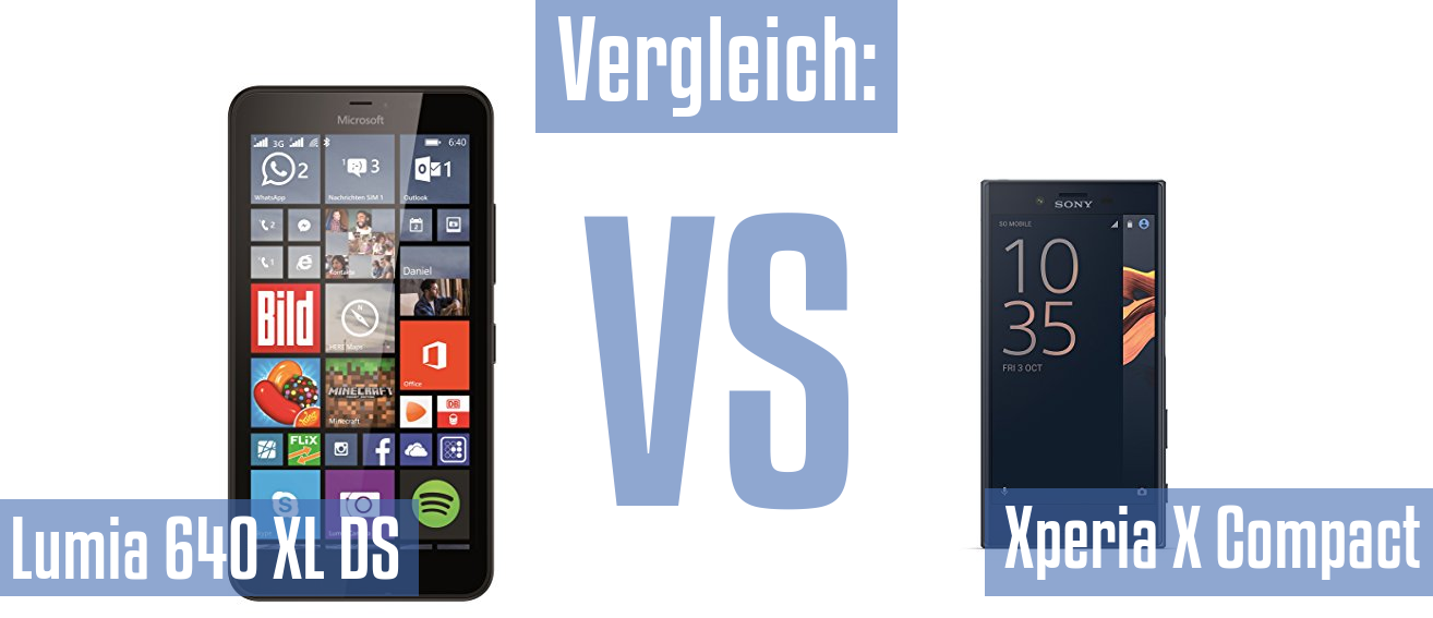 Microsoft Lumia 640 XL DS und Microsoft Lumia 640 XL DS im Vergleichstest