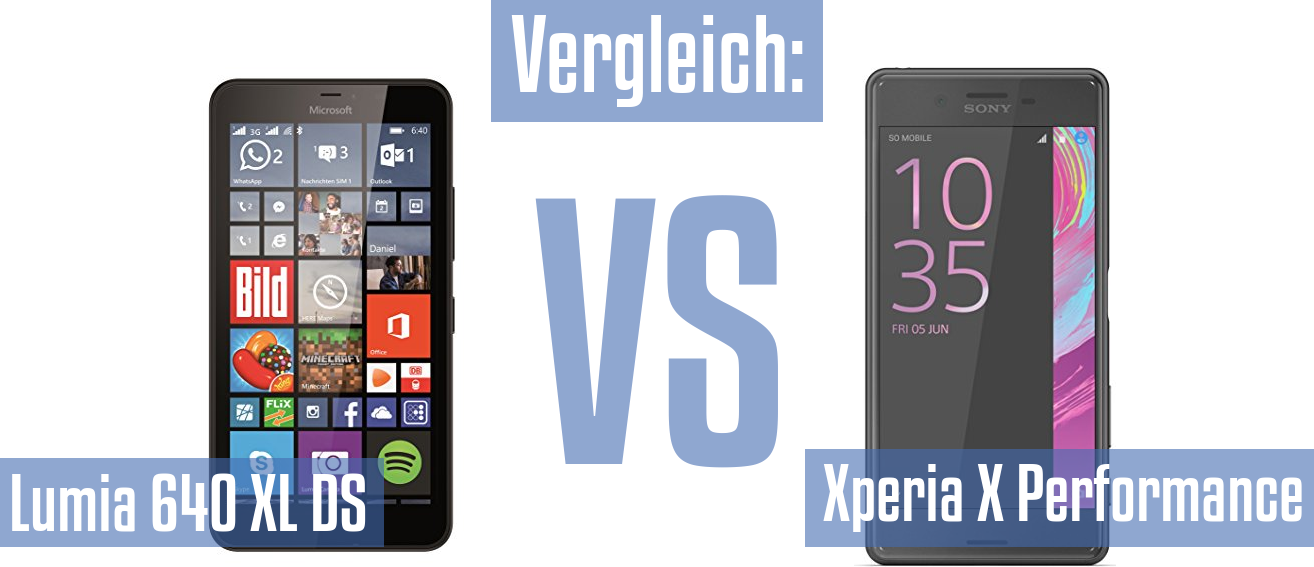 Microsoft Lumia 640 XL DS und Microsoft Lumia 640 XL DS im Vergleichstest