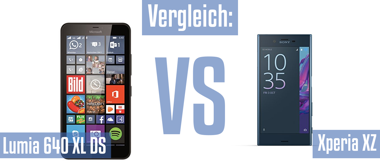 Microsoft Lumia 640 XL DS und Microsoft Lumia 640 XL DS im Vergleichstest