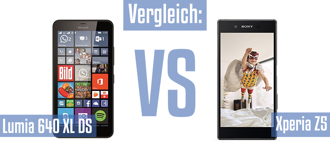 Microsoft Lumia 640 XL DS und Microsoft Lumia 640 XL DS im Vergleichstest