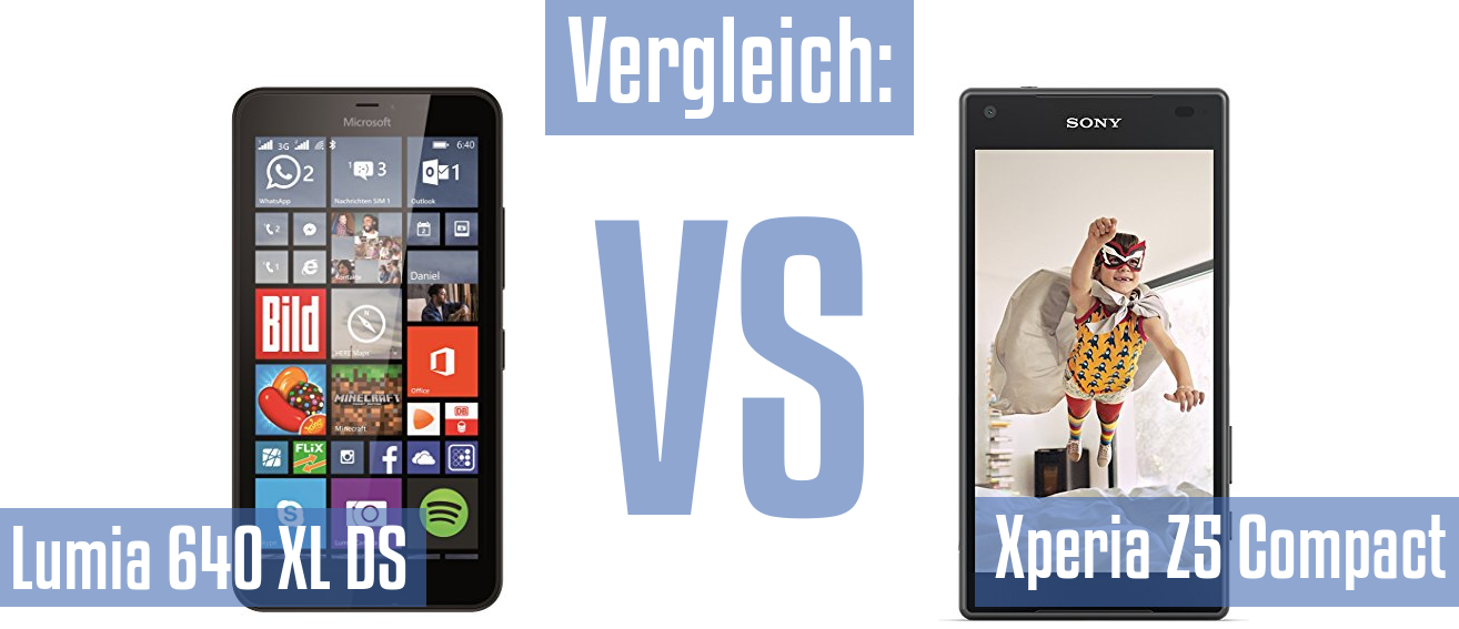 Microsoft Lumia 640 XL DS und Microsoft Lumia 640 XL DS im Vergleichstest