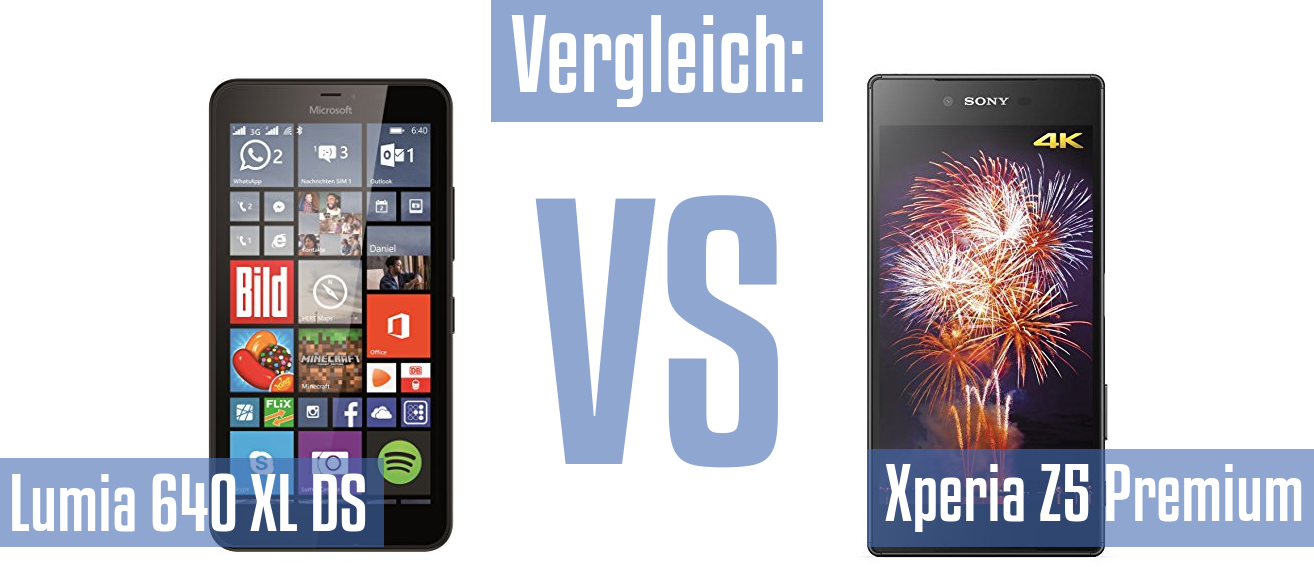 Microsoft Lumia 640 XL DS und Microsoft Lumia 640 XL DS im Vergleichstest