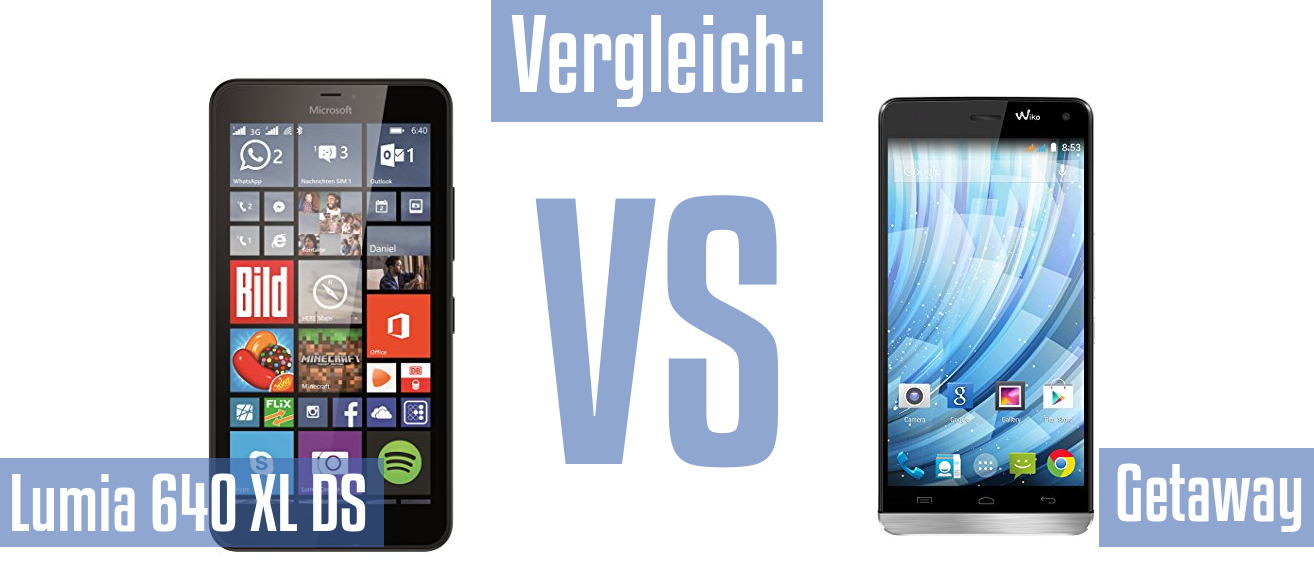 Microsoft Lumia 640 XL DS und Microsoft Lumia 640 XL DS im Vergleichstest