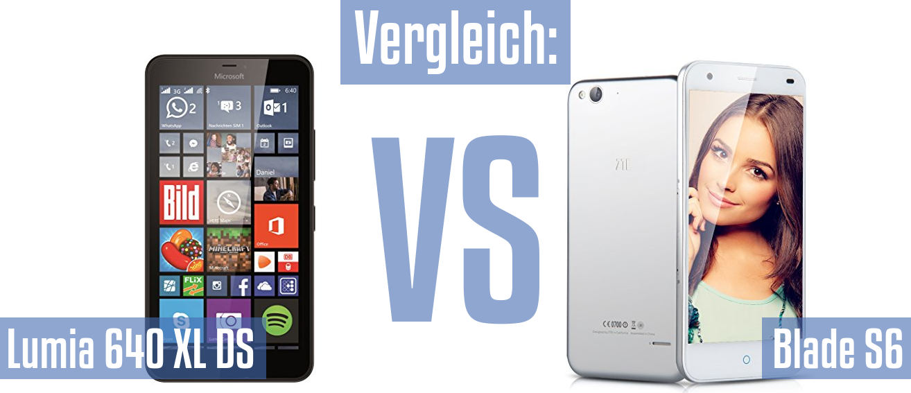 Microsoft Lumia 640 XL DS und Microsoft Lumia 640 XL DS im Vergleichstest