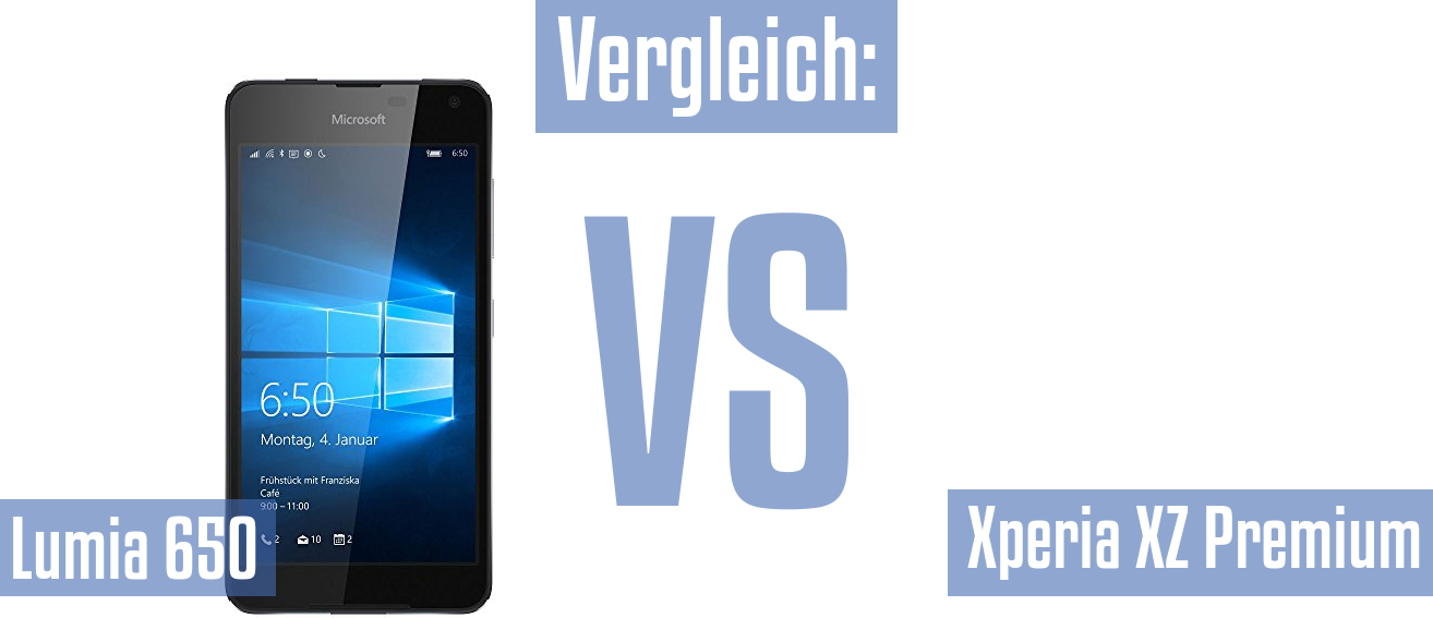 Microsoft Lumia 650 und Microsoft Lumia 650 im Vergleichstest