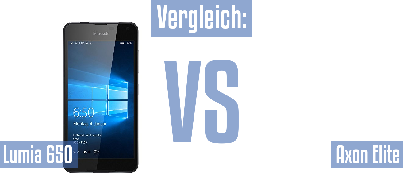 Microsoft Lumia 650 und Microsoft Lumia 650 im Vergleichstest