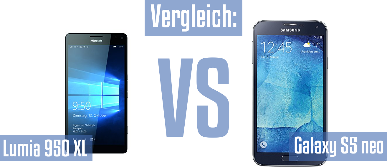 Microsoft Lumia 950 XL und Microsoft Lumia 950 XL im Vergleichstest