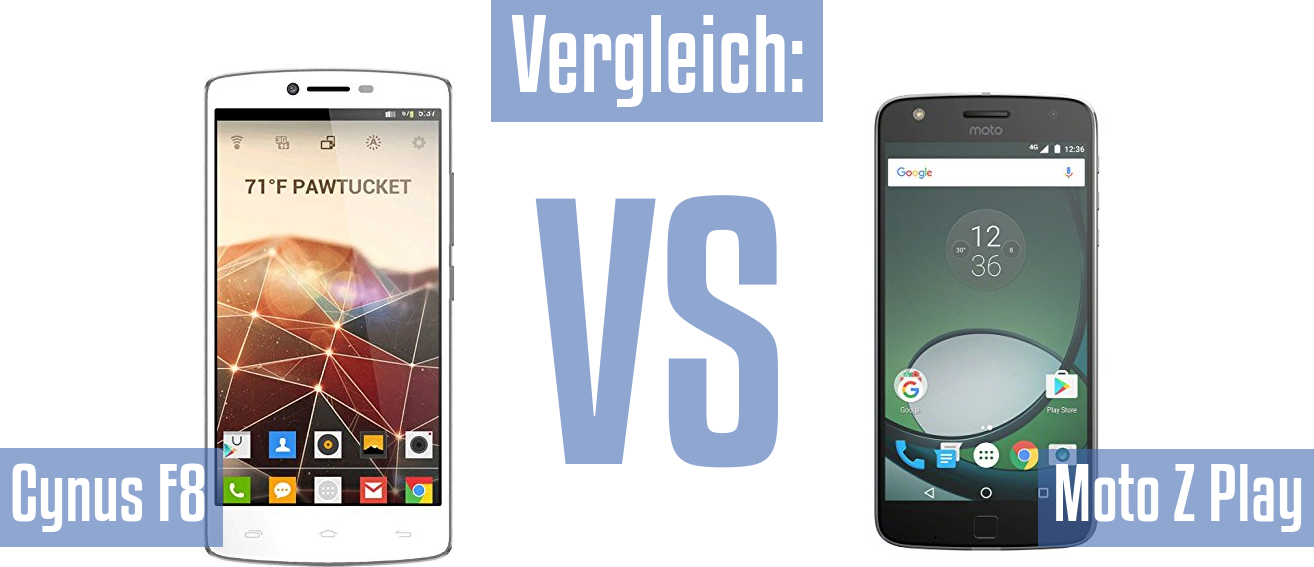 Mobistel Cynus F8 und Mobistel Cynus F8 im Vergleichstest