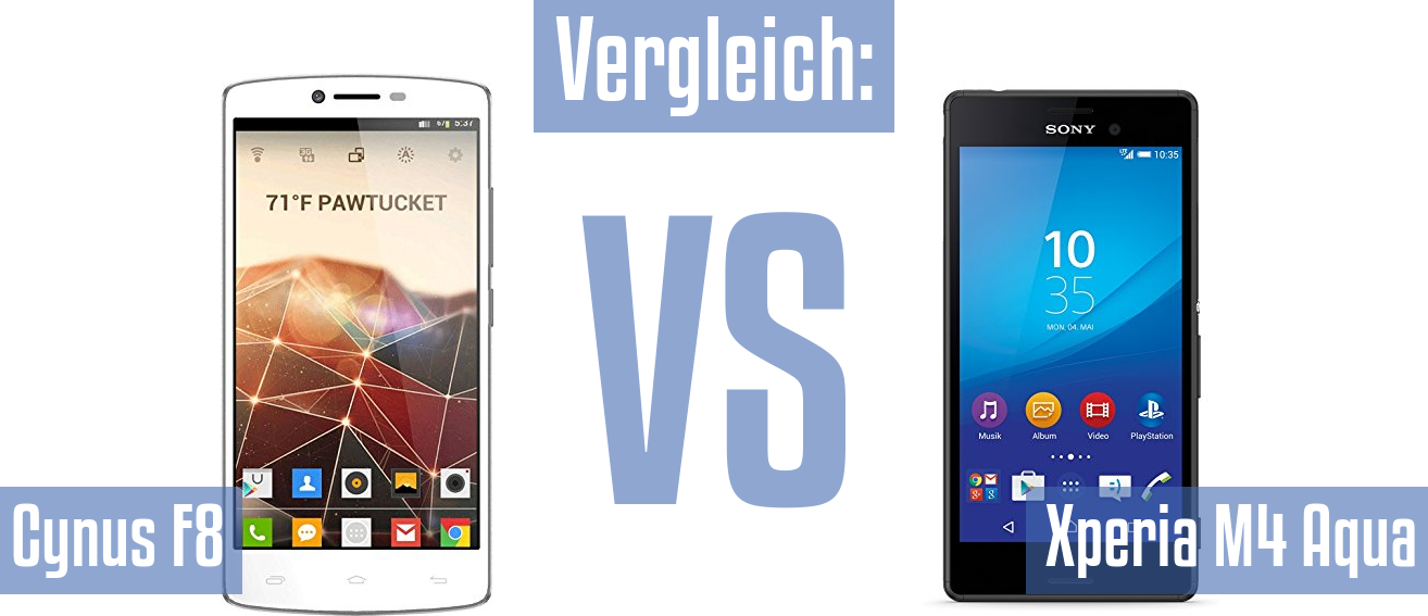 Mobistel Cynus F8 und Mobistel Cynus F8 im Vergleichstest