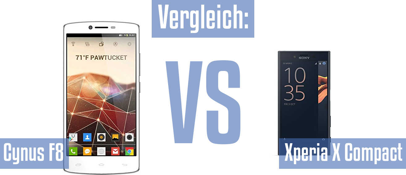 Mobistel Cynus F8 und Mobistel Cynus F8 im Vergleichstest