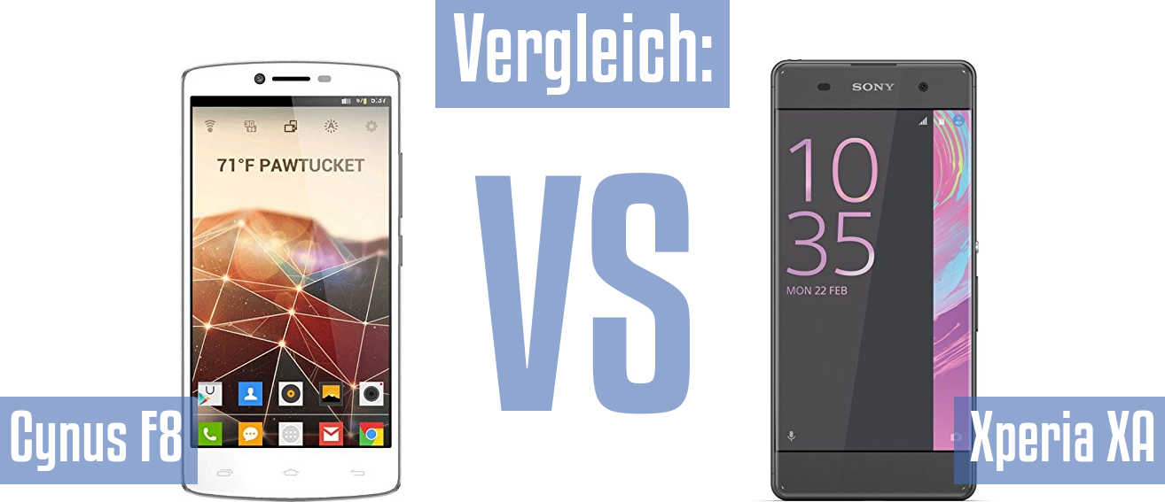 Mobistel Cynus F8 und Mobistel Cynus F8 im Vergleichstest