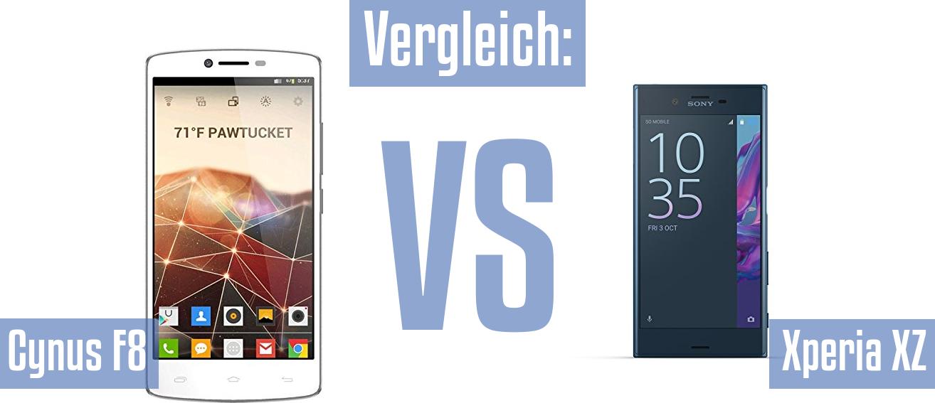 Mobistel Cynus F8 und Mobistel Cynus F8 im Vergleichstest