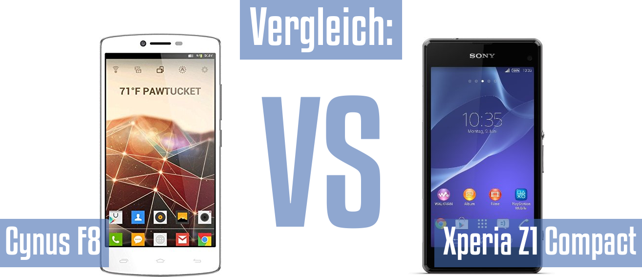 Mobistel Cynus F8 und Mobistel Cynus F8 im Vergleichstest