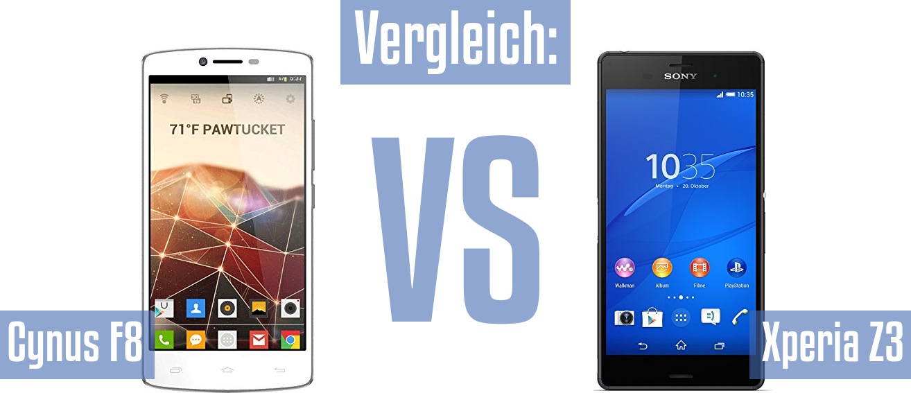 Mobistel Cynus F8 und Mobistel Cynus F8 im Vergleichstest