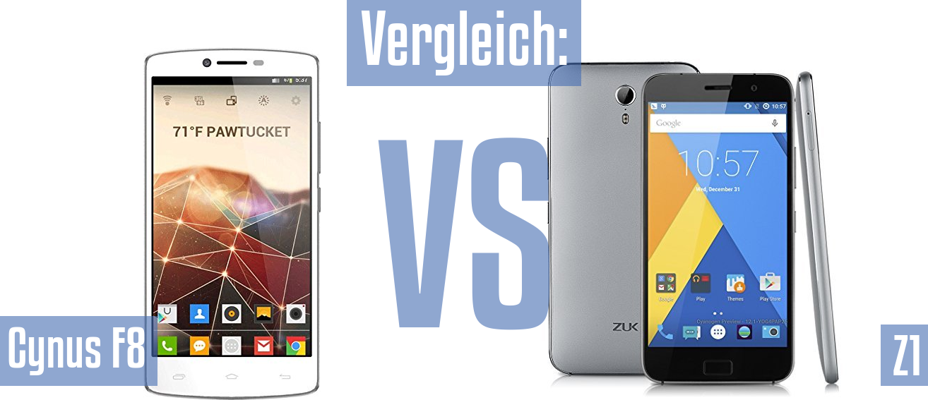 Mobistel Cynus F8 und Mobistel Cynus F8 im Vergleichstest