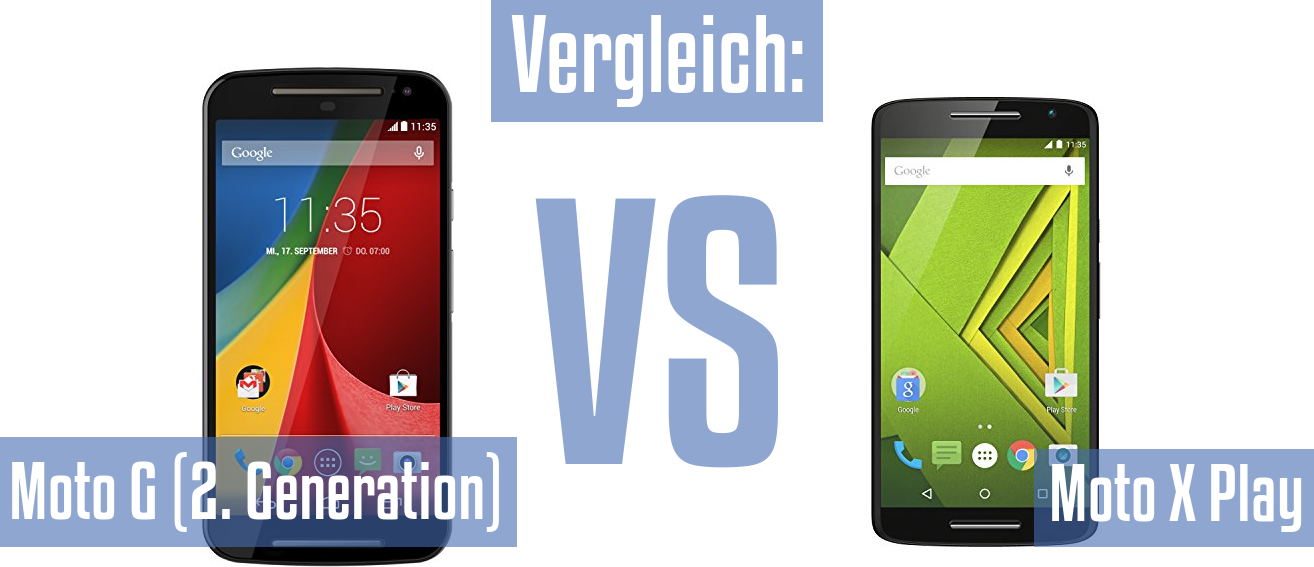Motorola Moto G (2. Generation) und Motorola Moto G (2. Generation) im Vergleichstest
