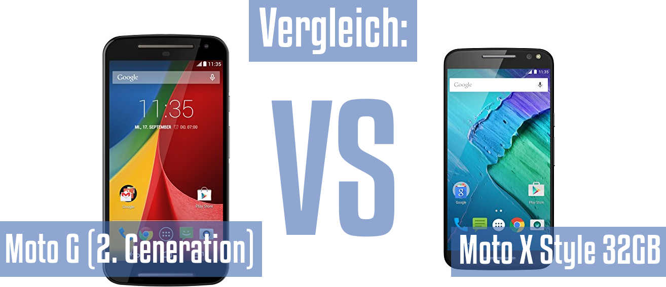 Motorola Moto G (2. Generation) und Motorola Moto G (2. Generation) im Vergleichstest