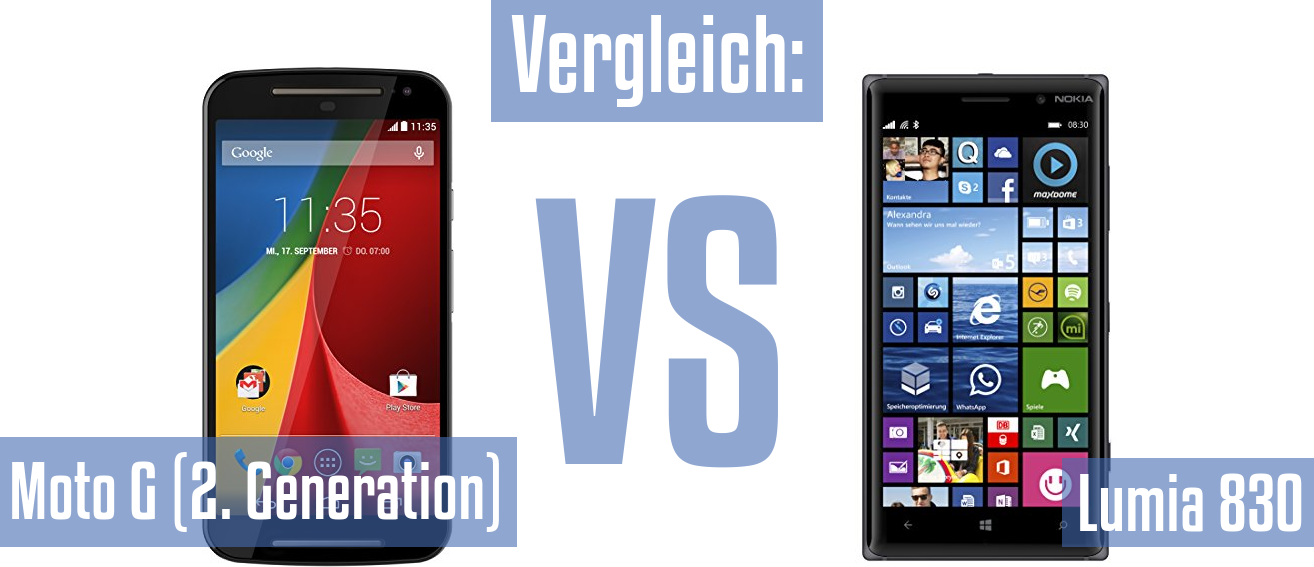 Motorola Moto G (2. Generation) und Motorola Moto G (2. Generation) im Vergleichstest
