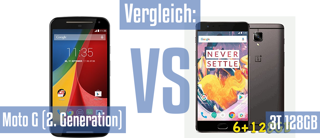 Motorola Moto G (2. Generation) und Motorola Moto G (2. Generation) im Vergleichstest