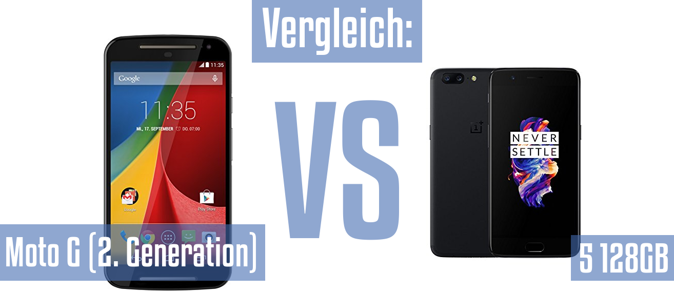 Motorola Moto G (2. Generation) und Motorola Moto G (2. Generation) im Vergleichstest