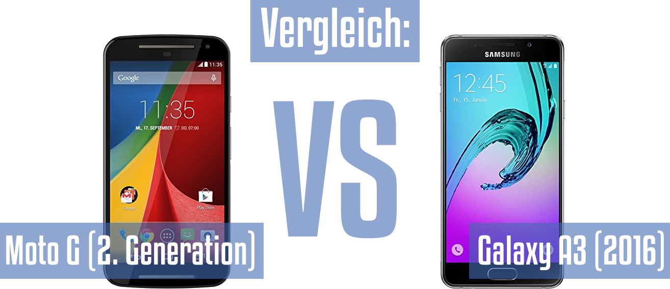Motorola Moto G (2. Generation) und Motorola Moto G (2. Generation) im Vergleichstest