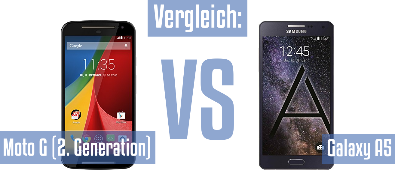 Motorola Moto G (2. Generation) und Motorola Moto G (2. Generation) im Vergleichstest