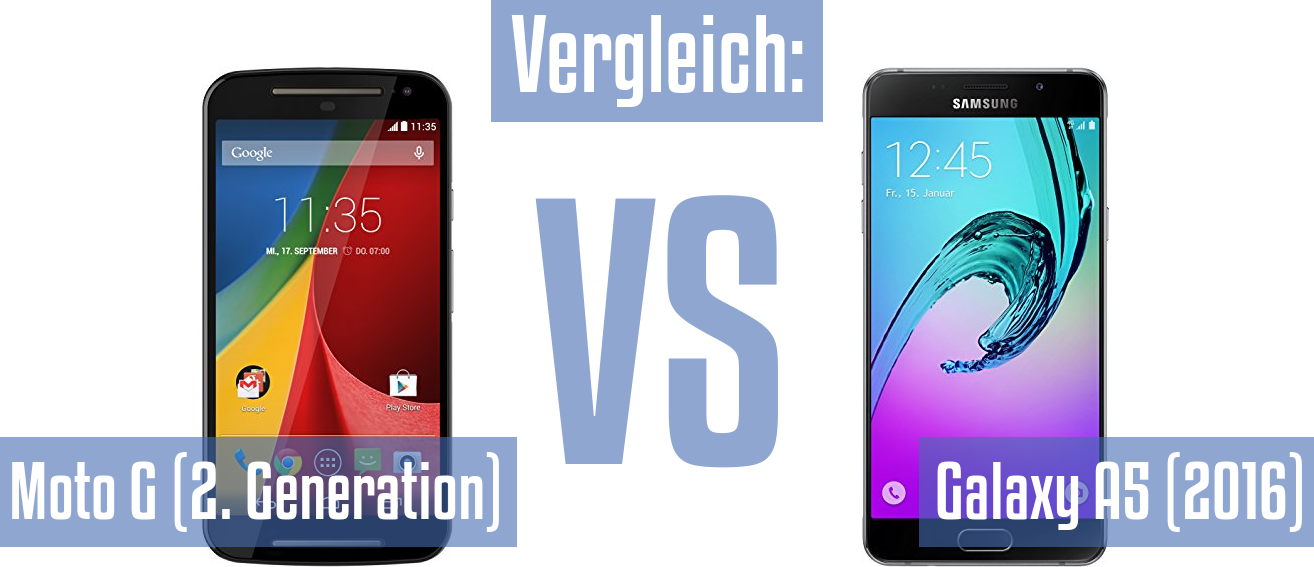 Motorola Moto G (2. Generation) und Motorola Moto G (2. Generation) im Vergleichstest