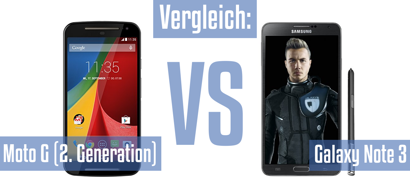 Motorola Moto G (2. Generation) und Motorola Moto G (2. Generation) im Vergleichstest