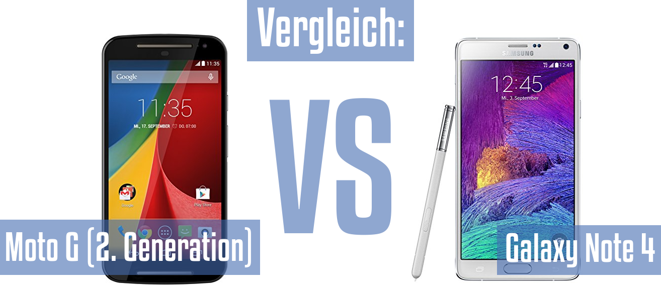 Motorola Moto G (2. Generation) und Motorola Moto G (2. Generation) im Vergleichstest