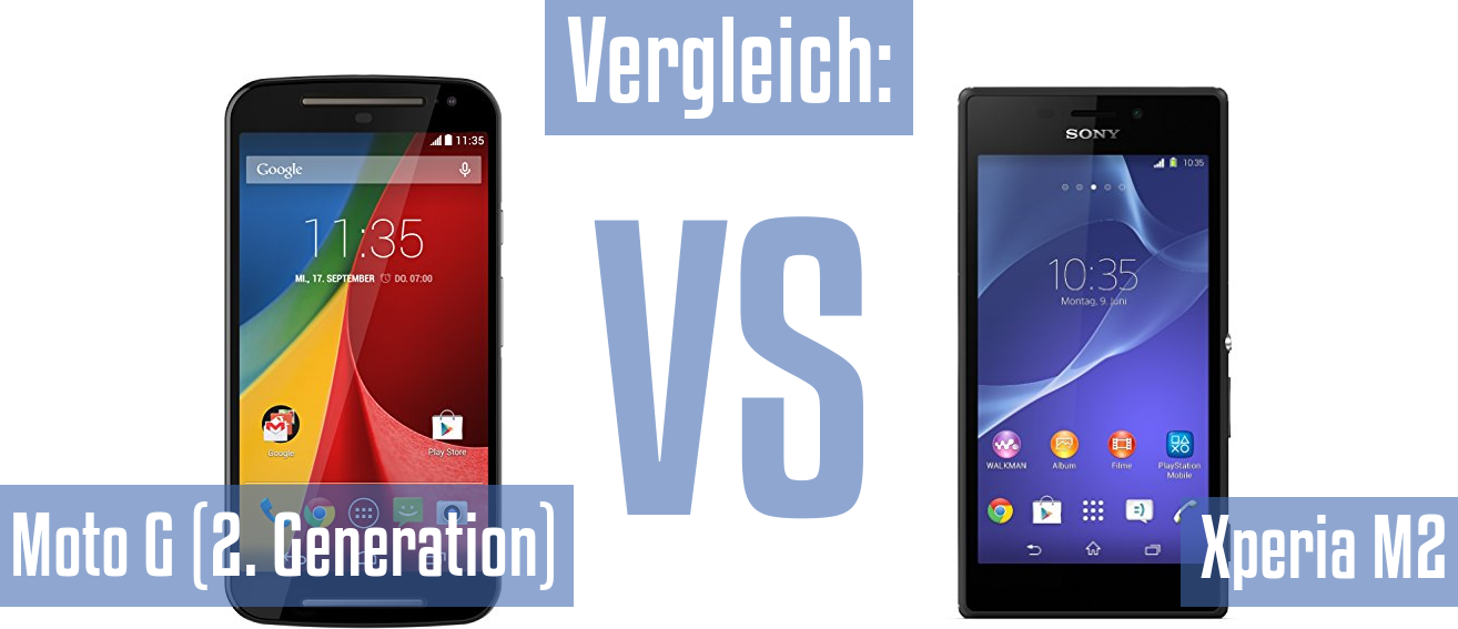Motorola Moto G (2. Generation) und Motorola Moto G (2. Generation) im Vergleichstest