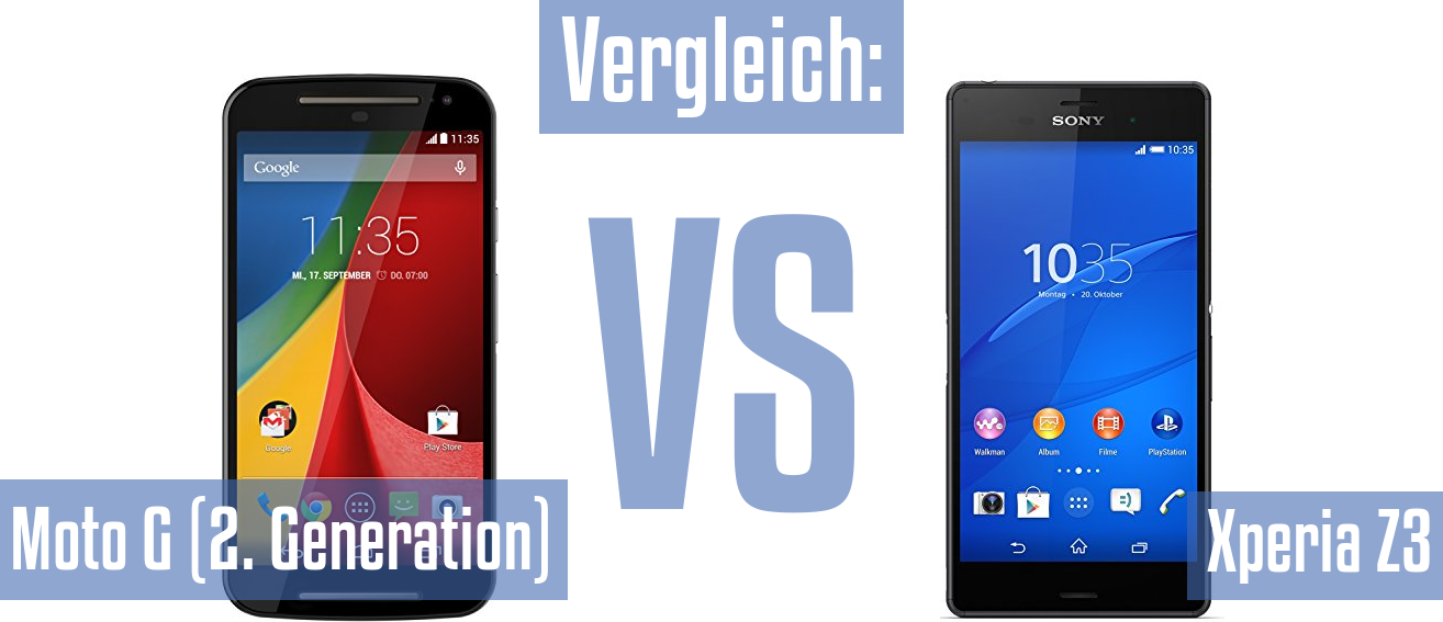 Motorola Moto G (2. Generation) und Motorola Moto G (2. Generation) im Vergleichstest