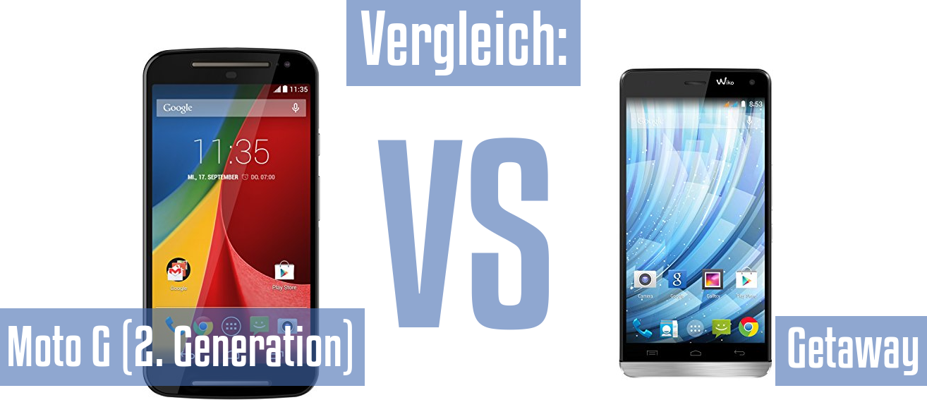 Motorola Moto G (2. Generation) und Motorola Moto G (2. Generation) im Vergleichstest
