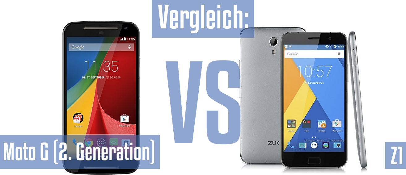 Motorola Moto G (2. Generation) und Motorola Moto G (2. Generation) im Vergleichstest
