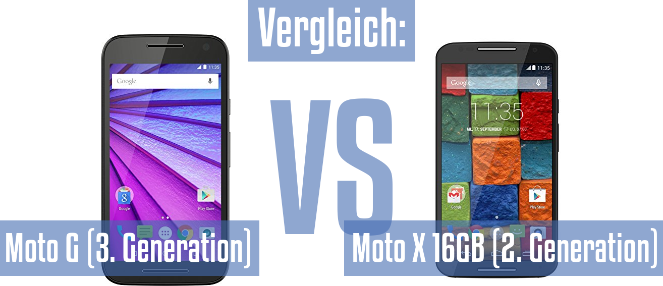 Motorola Moto G (3. Generation) und Motorola Moto G (3. Generation) im Vergleichstest
