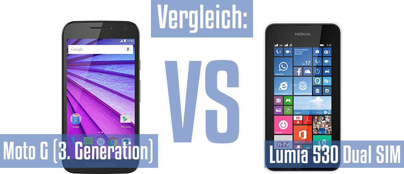 Motorola Moto G (3. Generation) und Motorola Moto G (3. Generation) im Vergleichstest