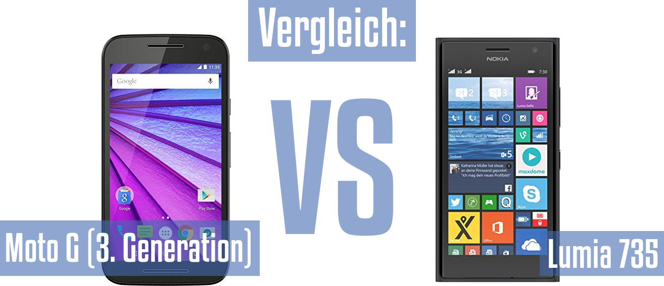 Motorola Moto G (3. Generation) und Motorola Moto G (3. Generation) im Vergleichstest