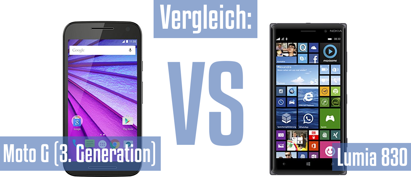 Motorola Moto G (3. Generation) und Motorola Moto G (3. Generation) im Vergleichstest