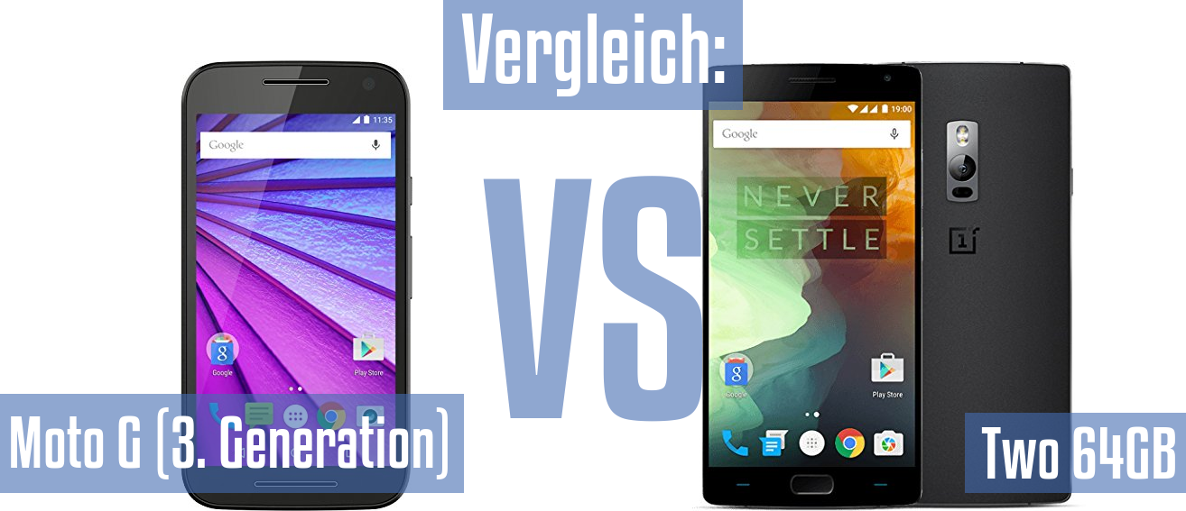 Motorola Moto G (3. Generation) und Motorola Moto G (3. Generation) im Vergleichstest
