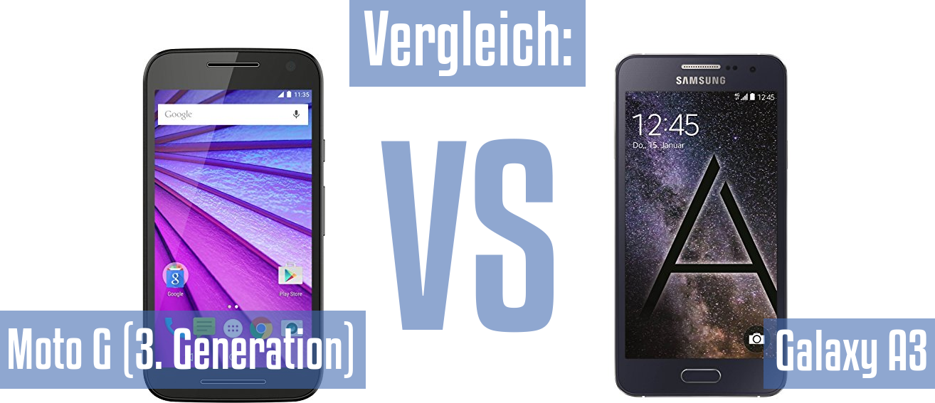 Motorola Moto G (3. Generation) und Motorola Moto G (3. Generation) im Vergleichstest