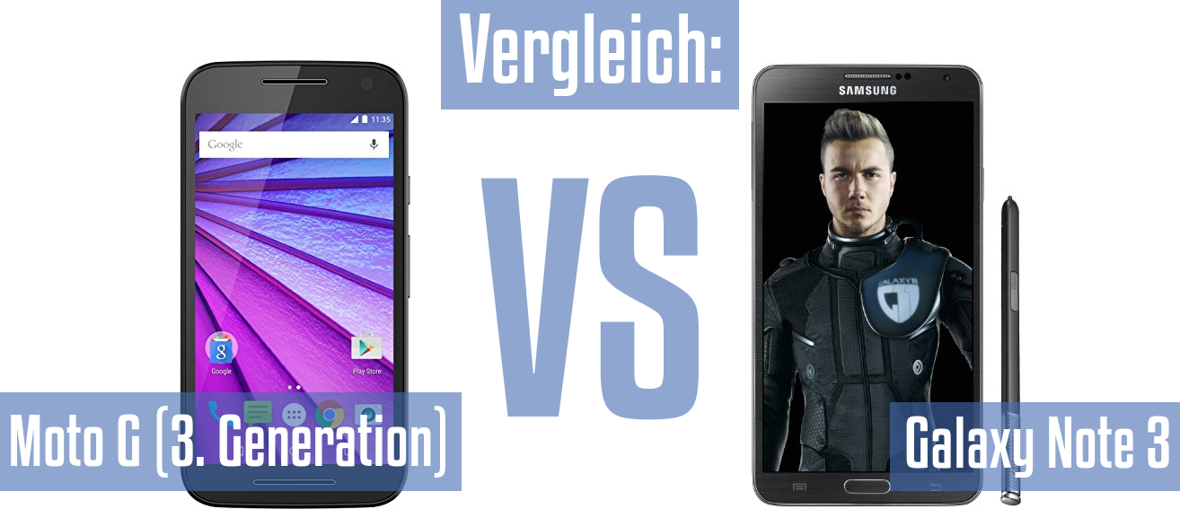 Motorola Moto G (3. Generation) und Motorola Moto G (3. Generation) im Vergleichstest