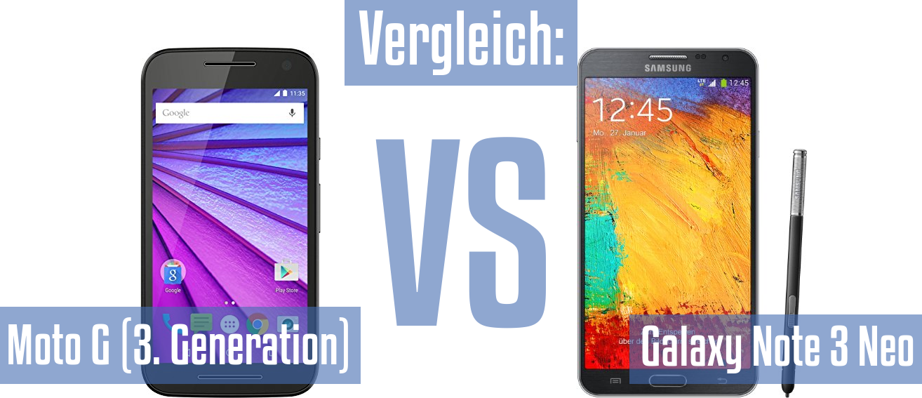 Motorola Moto G (3. Generation) und Motorola Moto G (3. Generation) im Vergleichstest